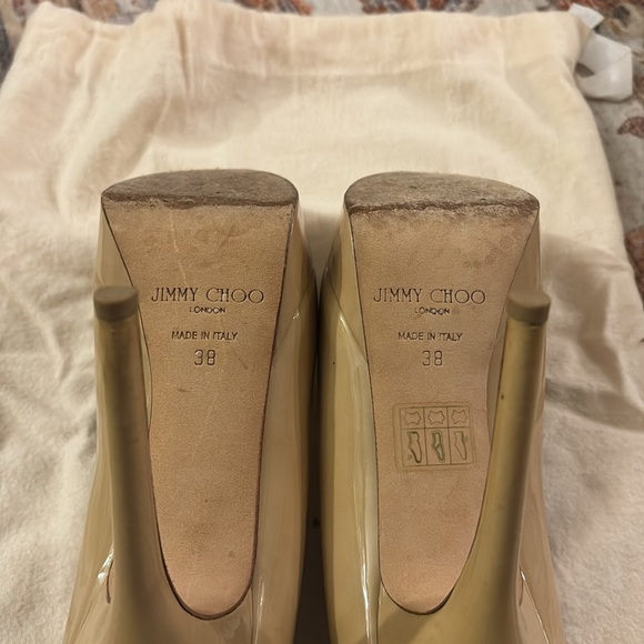 Patent Leather Nude Jimmy Choo - Picture 3 of 4